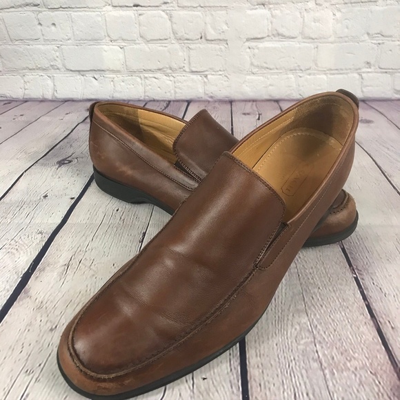 Coach Other - Coach Men's Leather Slip On Brown Casual Loafers